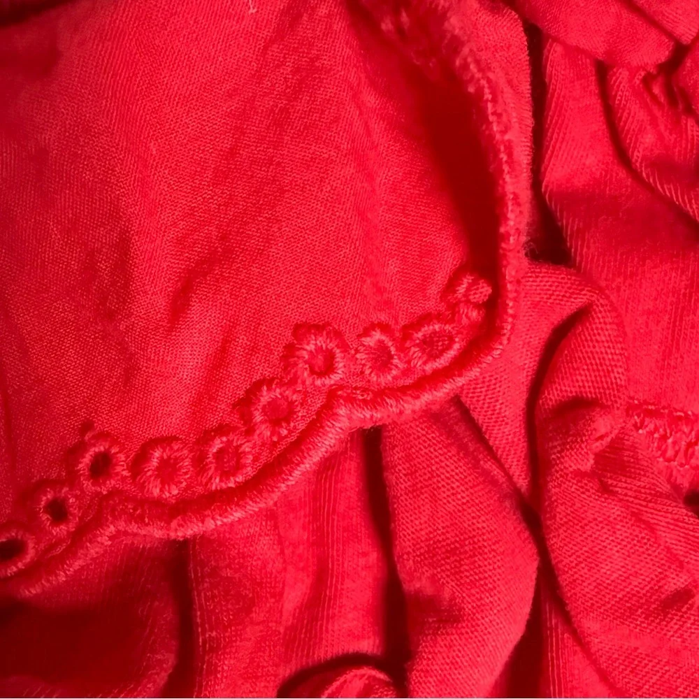 Gap Kids red ruffle tiered sundress size XXL 14-16
